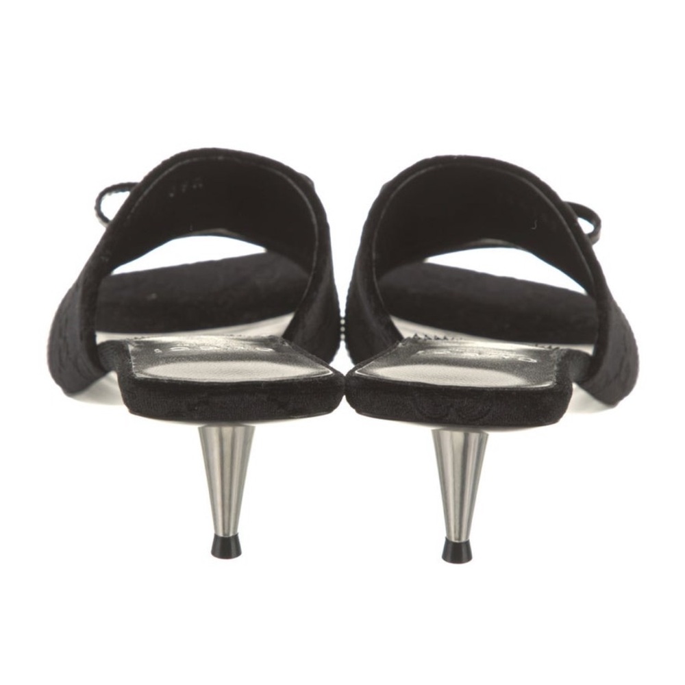 Gucci Velvet Mules - Picture 4 of 5